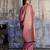 pink pure satin handloom weaving saree with blouse