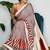Multicolor japan devsena satin saree japan satin digital print blouse