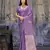 lavender pure satin handloom weaving saree with blouse