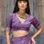 lavender pure satin handloom weaving saree with blouse