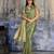 olive pure satin handloom weaving saree with blouse