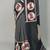 Black japan devsena satin saree japan satin digital print blouse