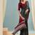 Black japan devsena satin saree japan satin digital print blouse