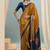 Mustard japan devsena satin saree japan satin digital print blouse