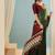 Green japan devsena satin saree japan satin digital print blouse