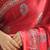 Red japan devsena satin saree japan satin digital print blouse