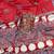 Red japan devsena satin saree japan satin digital print blouse
