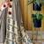 Off-White japan satin saree with digital print blouse