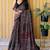 Black japan devsena satin saree japan satin digital print blouse