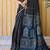 Multicolor japan devsena satin saree japan satin digital print blouse