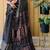 Multicolor japan devsena satin saree japan satin digital print blouse