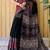 Multicolor japan devsena satin saree japan satin digital print blouse
