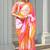 Multicolor japan devsena satin saree japan satin digital print blouse