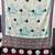 Off white japan satin saree with digital print blouse