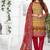 Mustrad crepe printed unstitched dress material