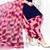 Navy blue crepe printed unstitched dress material