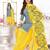 Grey crepe printed unstitched dress material