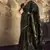 black weaving silk blend saree