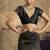 black weaving silk blend saree