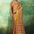 amber faux satin printed saree