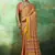 amber faux satin printed saree