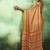 amber faux satin printed saree