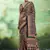 black faux satin printed saree