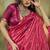 pink weaving faux tussar silk blend saree