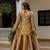 GOLDEN Premium Banarasi Viscose Lehenga Choli with Embroidery & Handwork