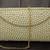 Pearl brass metal clutch