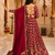 Maroon Ajrakh Print Lehenga Choli with Mirror Work for navratri