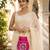 Elegant rani pearl embroidered potli bag with beaded handle