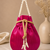 Luxury rani pearl embroidered potli bag with beaded handle – bridal & festive clutch