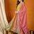 Yellow faux georgette stitched gown with lace dupatta full sleeve embroidered