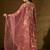Pink tp silk stitched gown with embroidered dupatta full sleeve embroidered
