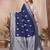 navy blue banarasi silk jacquard saree for women