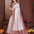 cream banarasi silk jacquard saree for women
