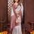 cream banarasi silk jacquard saree for women
