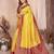 mustard banarasi silk jacquard saree for women