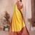 mustard banarasi silk jacquard saree for women