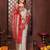 Beige banarasi silk jacquard saree for women