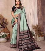 pista banarasi silk jacquard saree for women