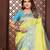Yellow banarasi silk jacquard saree for women