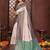 Beige banarasi silk jacquard saree for women