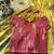 Festive wear yellow dola silk zari and thread weaving gown with pink koti