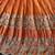 Designer tissue silk embroidered work gown with koti for kids