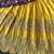 Designer tissue silk embroidered work gown with koti for kids