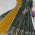 green embroidered anarkali gown with dupatta