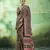 Black modal satin ajrakh print saree
