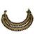 Gold Plated Handcrafted Multi colour Anklets with Kundan